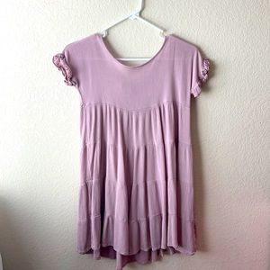 Lavender Babydoll Dress
